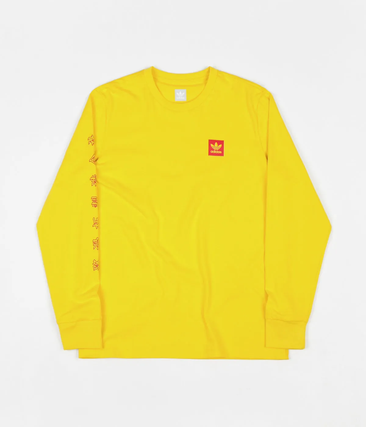 Adidas x Evisen Long Sleeve T-Shirt - Yellow / Scarlet