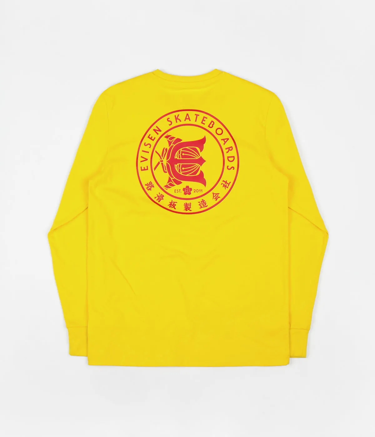 Adidas x Evisen Long Sleeve T-Shirt - Yellow / Scarlet