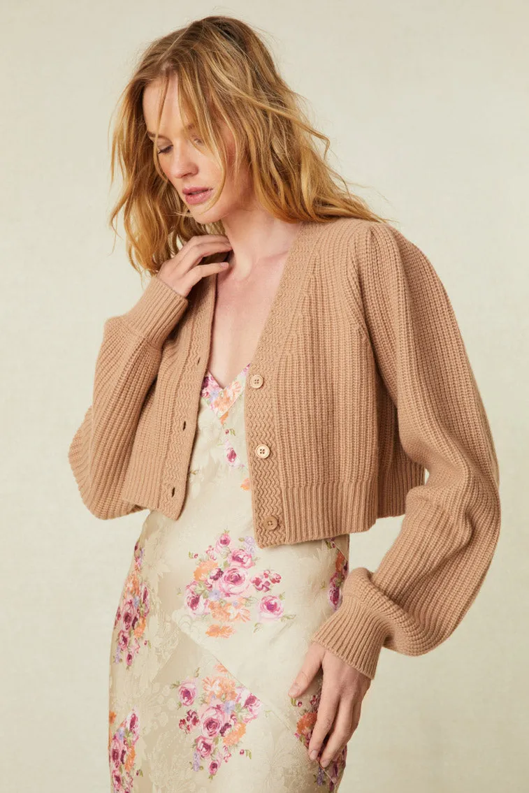 Avignon V-Neck Crop Cardigan