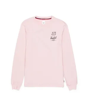 Basquiat Record Long Sleeve Tee Ash Rose