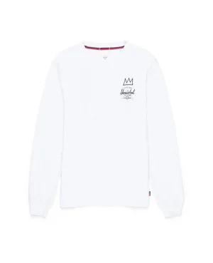 Basquiat Record Long Sleeve Tee White