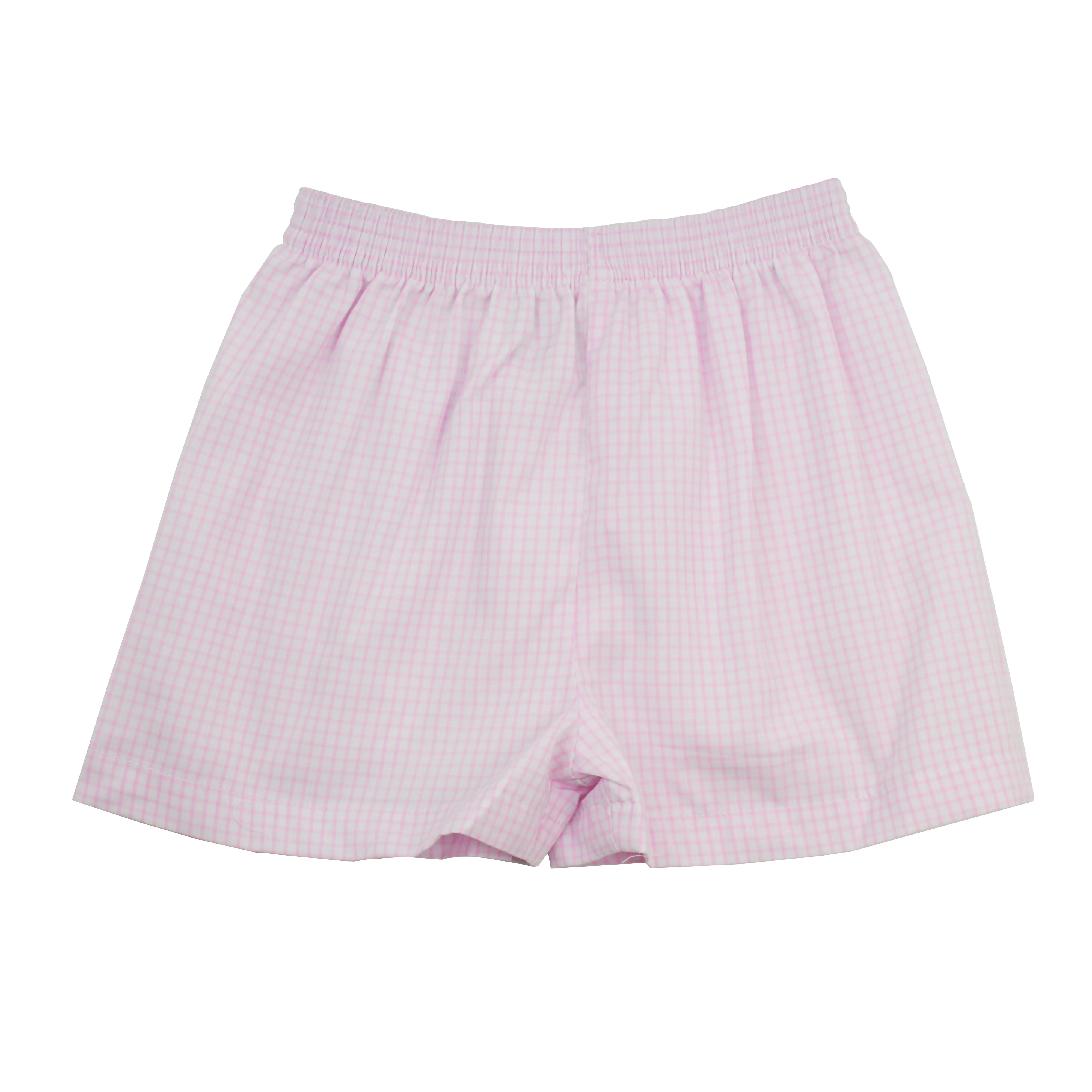 Bennett Shorts | Pink Windowpane (2T, 7)