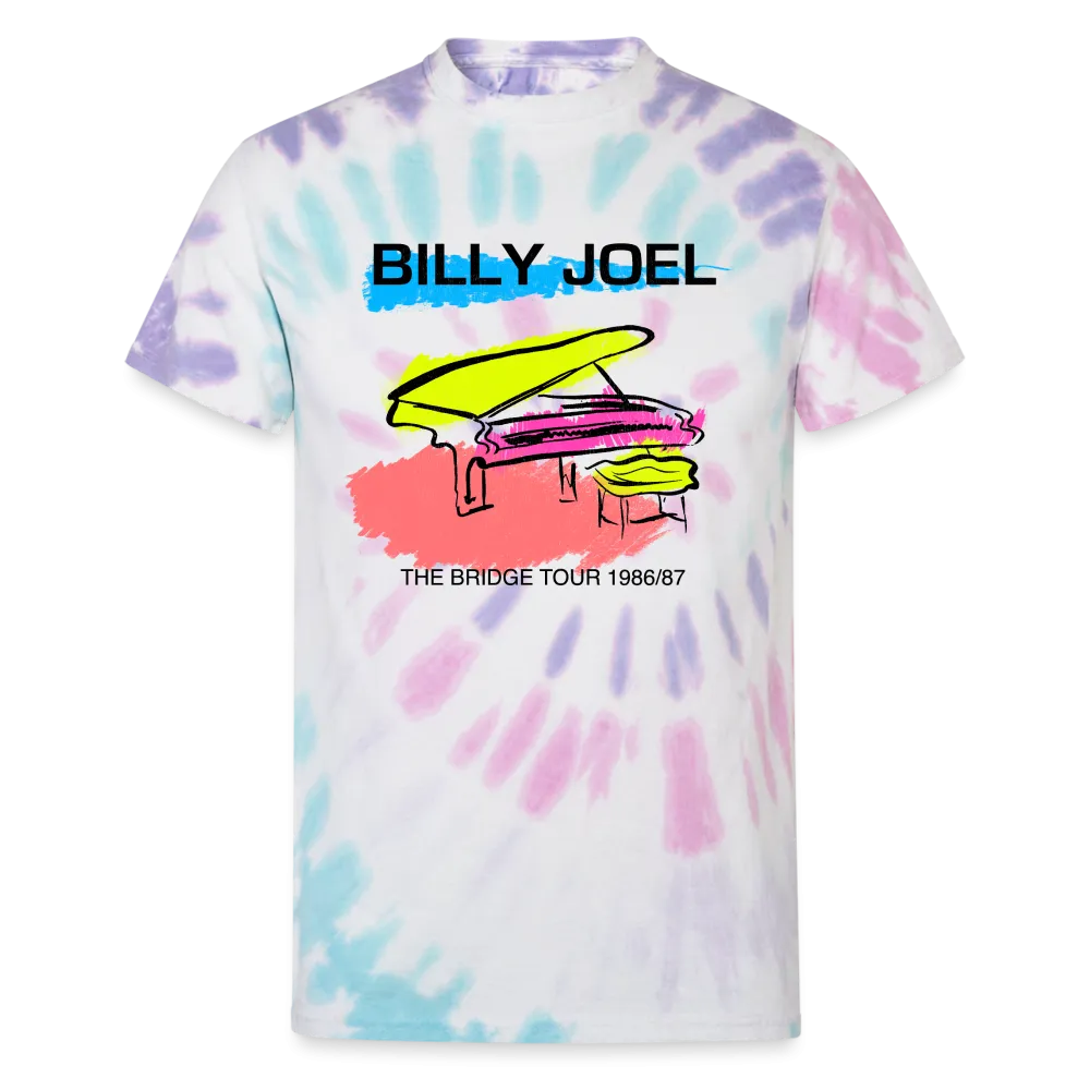 Billy Joel "The Bridge Tour 86/87 Piano" Tie Dye T-Shirt - Online Exclusive