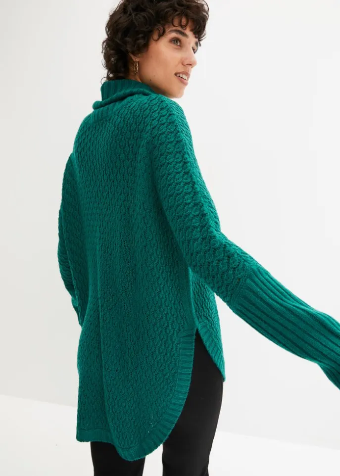 Bodyflirt oversized sweater, green