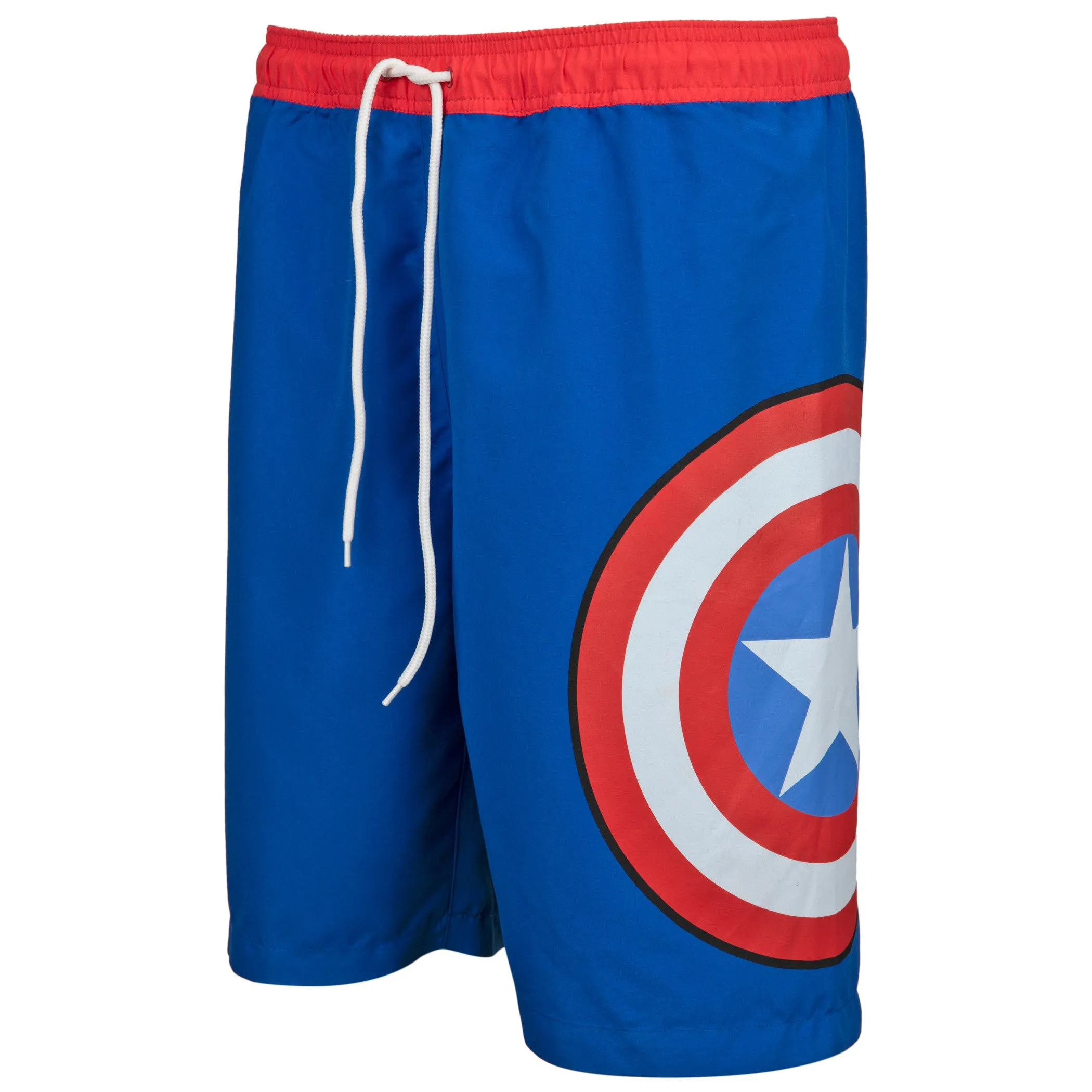 Captain America Shield Logo Board Shorts