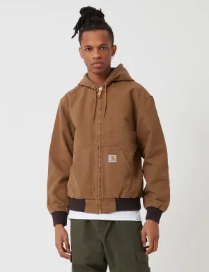 Carhartt-WIP Active Jacket - Hamilton Brown Rinsed