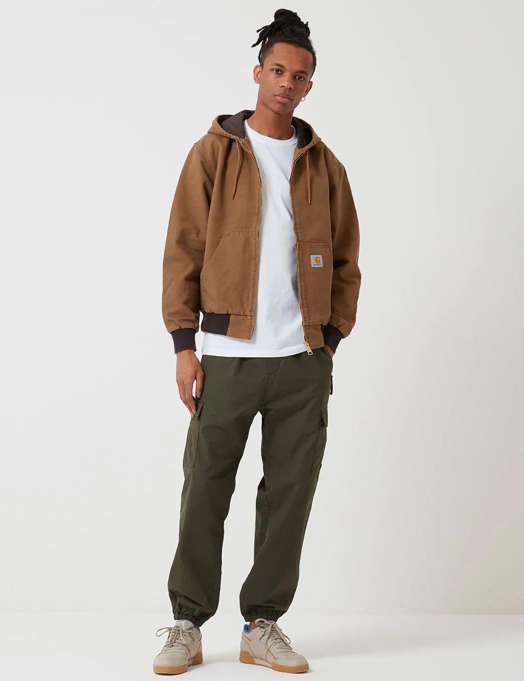 Carhartt-WIP Active Jacket - Hamilton Brown Rinsed