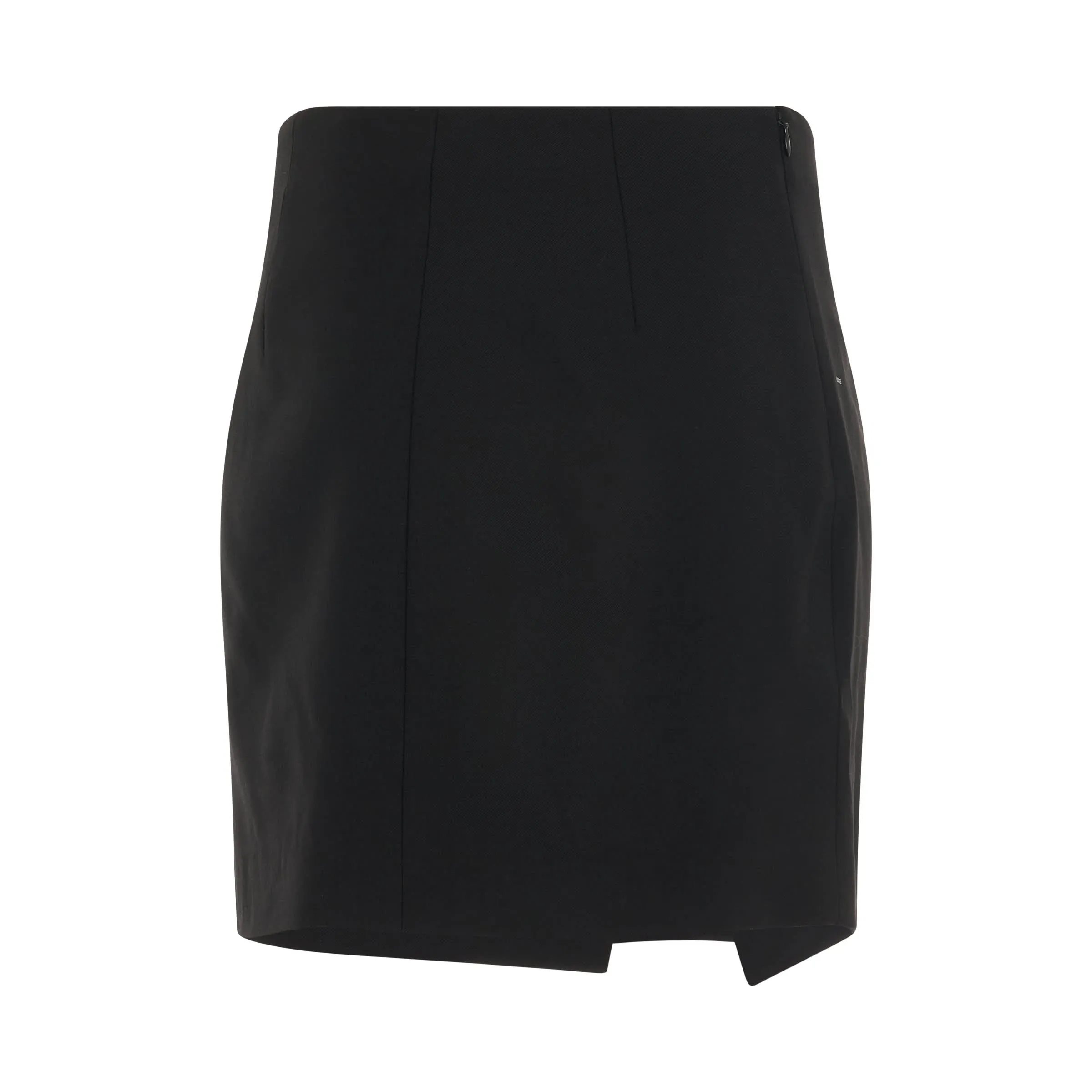 Corporate Tailored Mini Skirt in Black/White