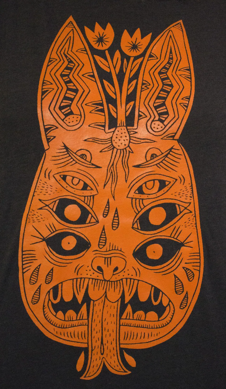 deerjerk x pskaufman... eight eyed creature t-shirt