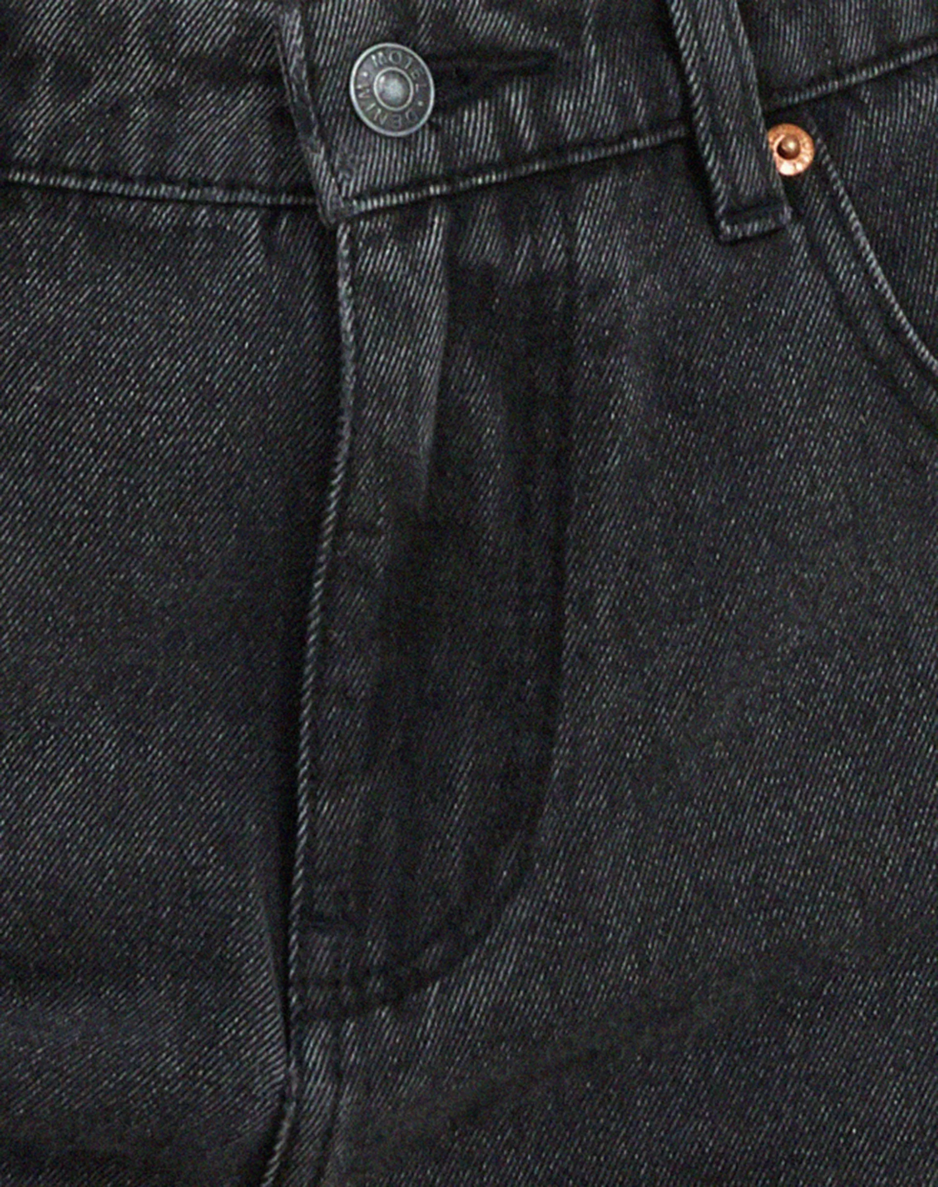 Denim Short in Black Wash