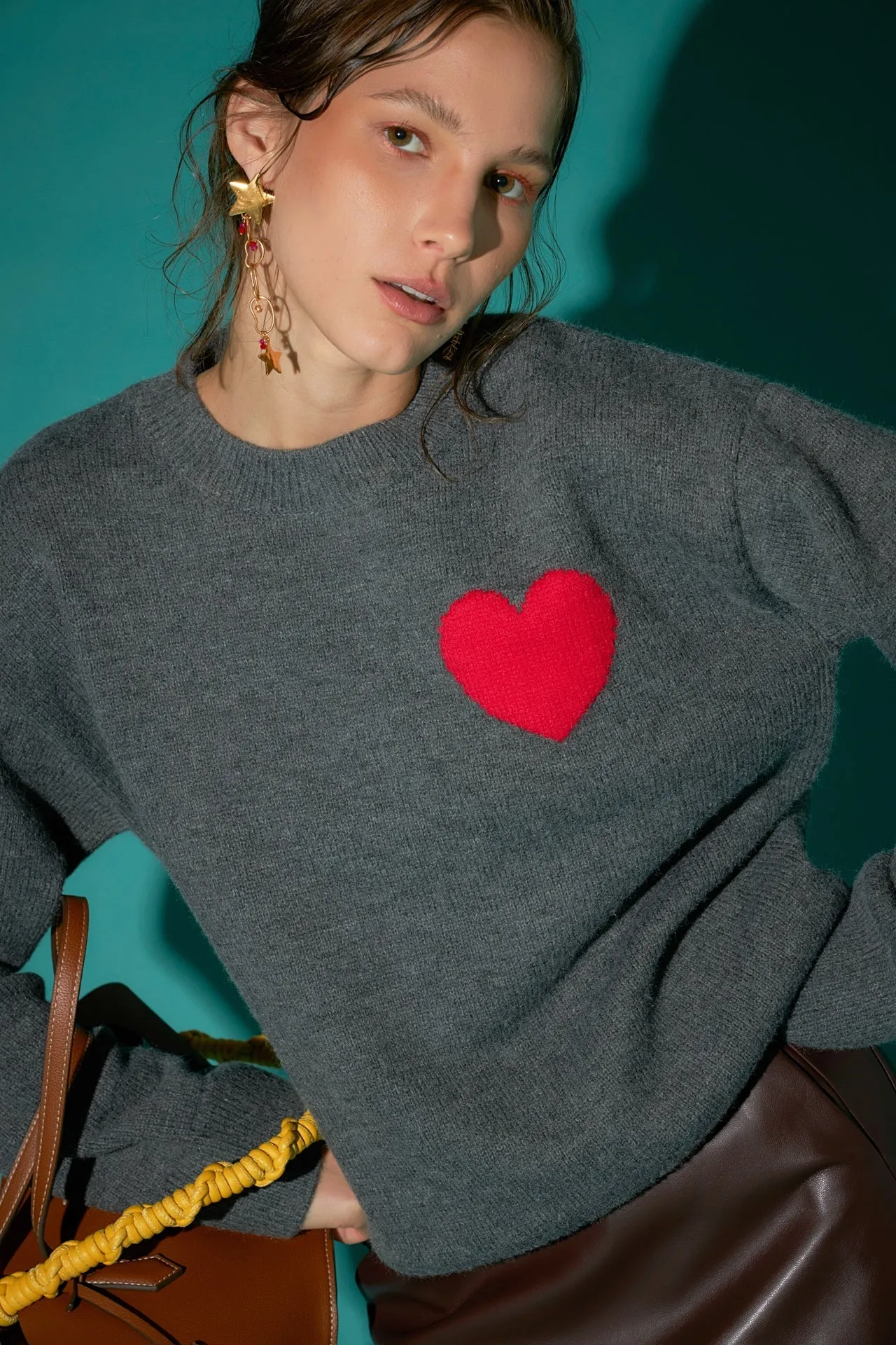 English Factory - Heart Sweater