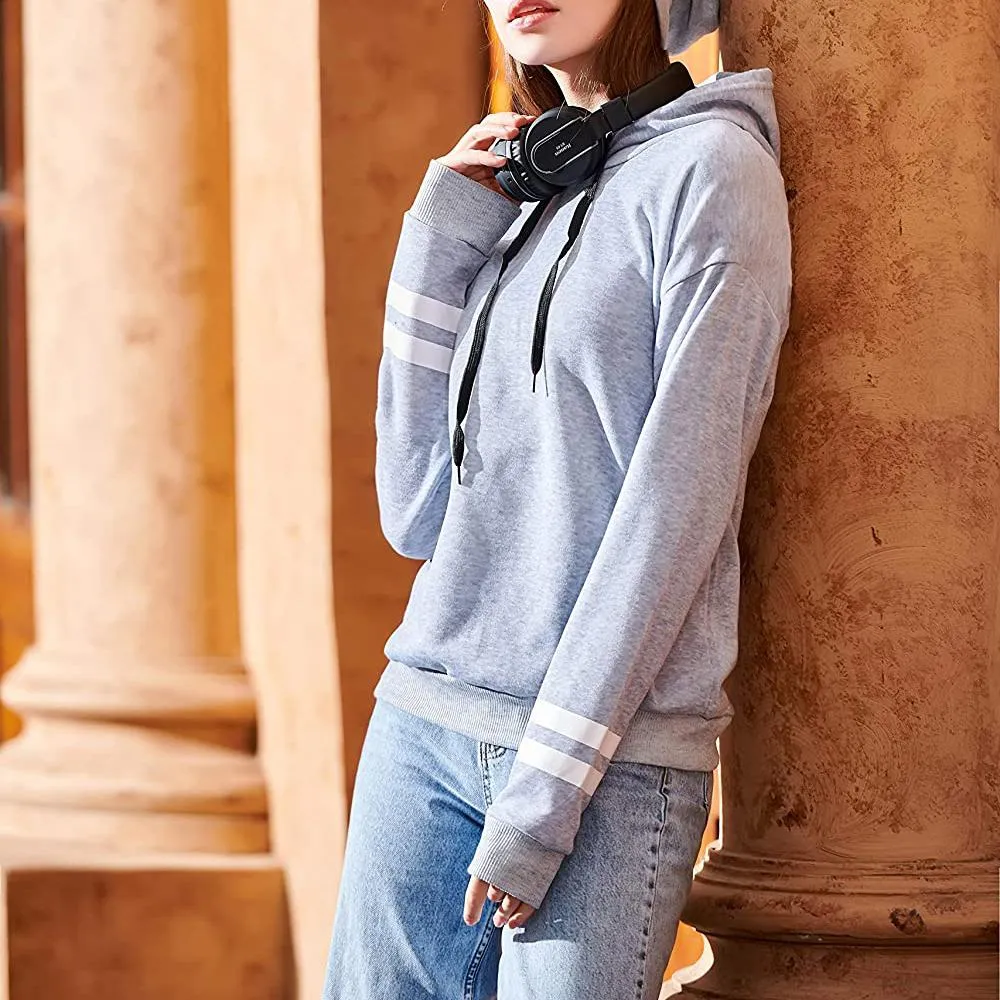 Fashion street sports hooded loose long-sleeved sweater