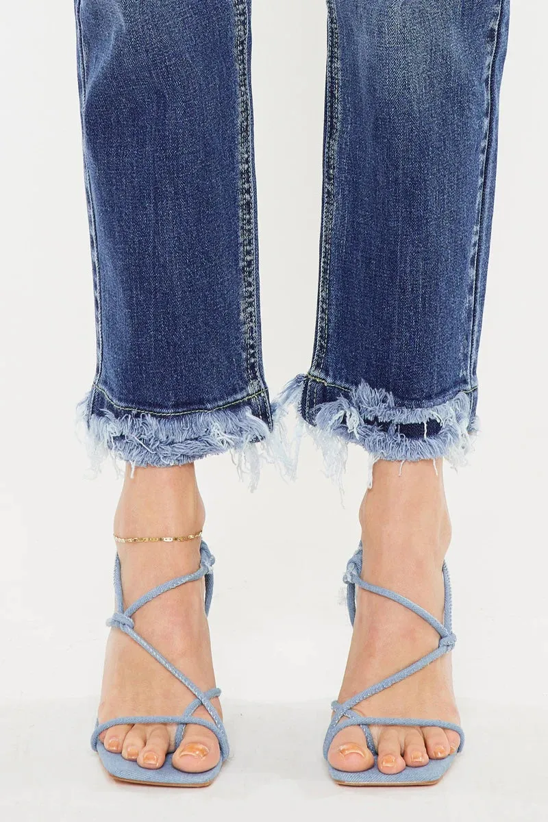 FINAL SALE ~ Inez High Rise Tapered Mom Jean (Kan Can)