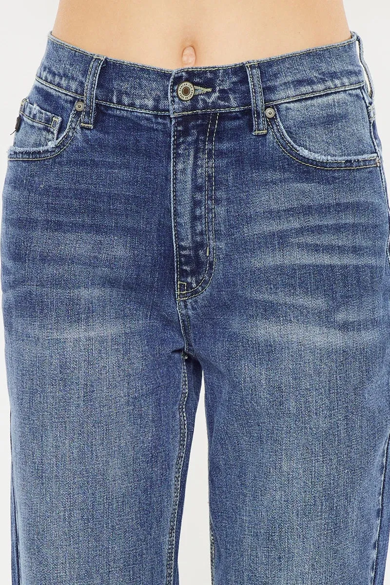 FINAL SALE ~ Inez High Rise Tapered Mom Jean (Kan Can)