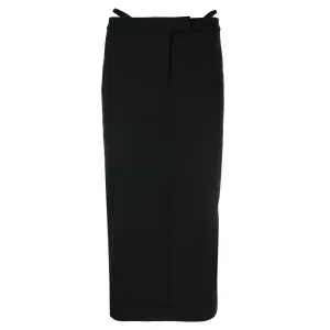 Fitted Long Skirt In Stretch Tailoring