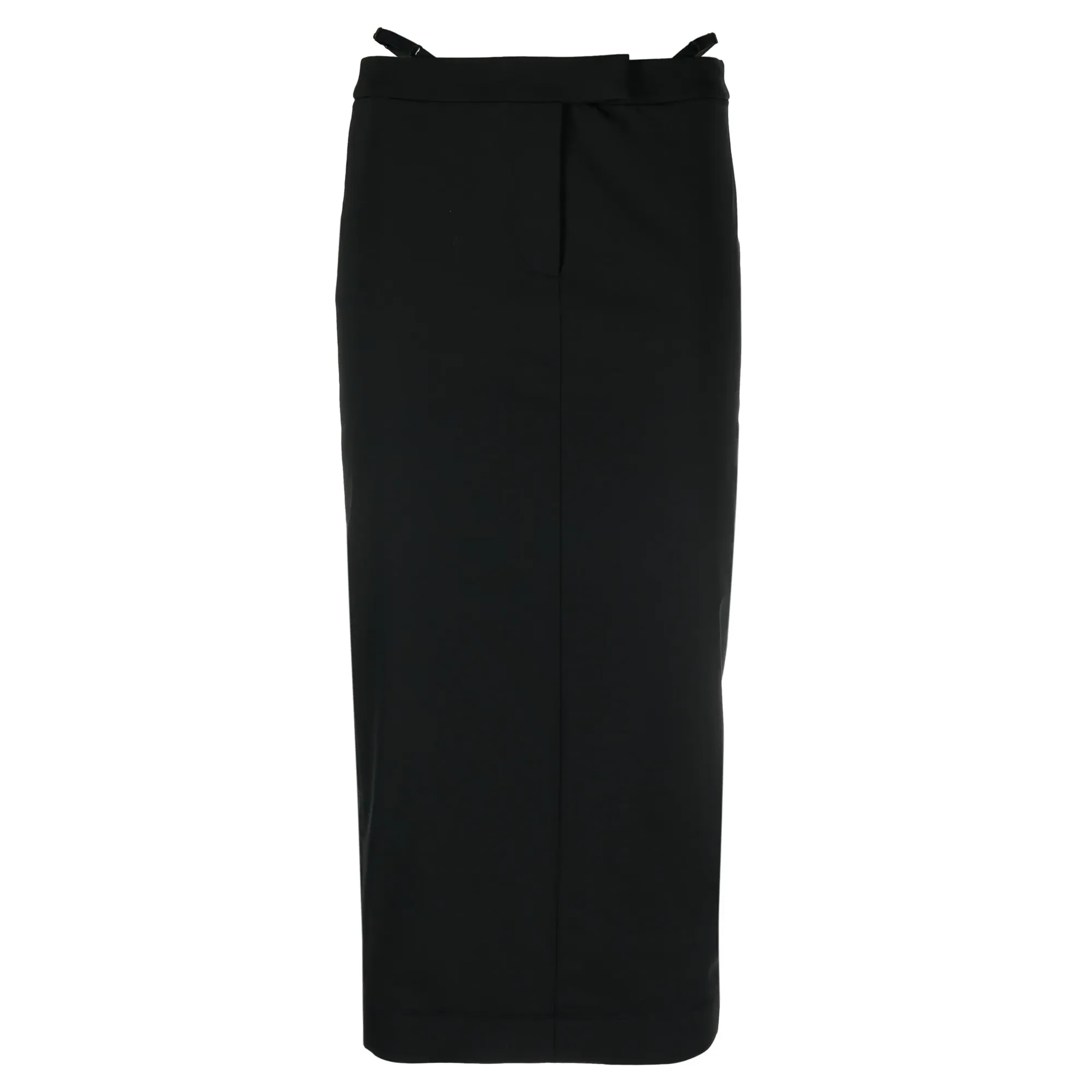 Fitted Long Skirt In Stretch Tailoring