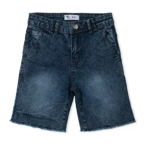 Fray Edges Denim Shorts