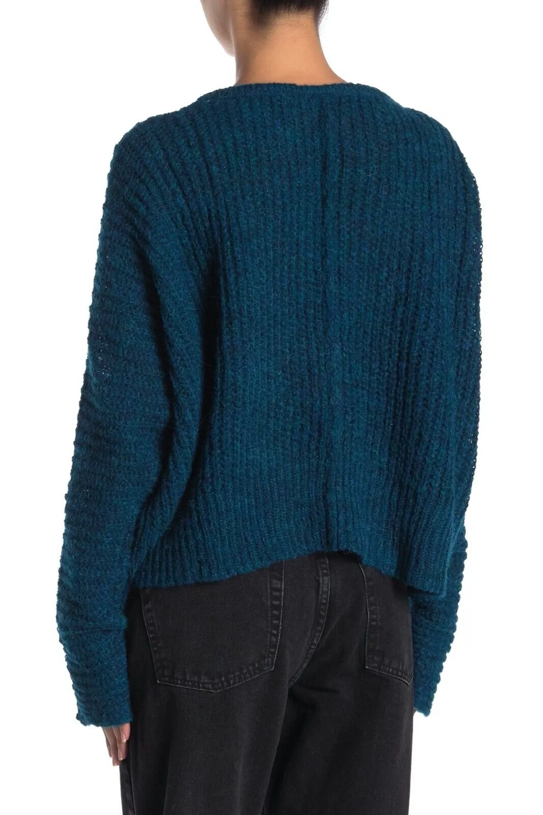 Free People Moonbeam V-Neck Alpaca Sweater