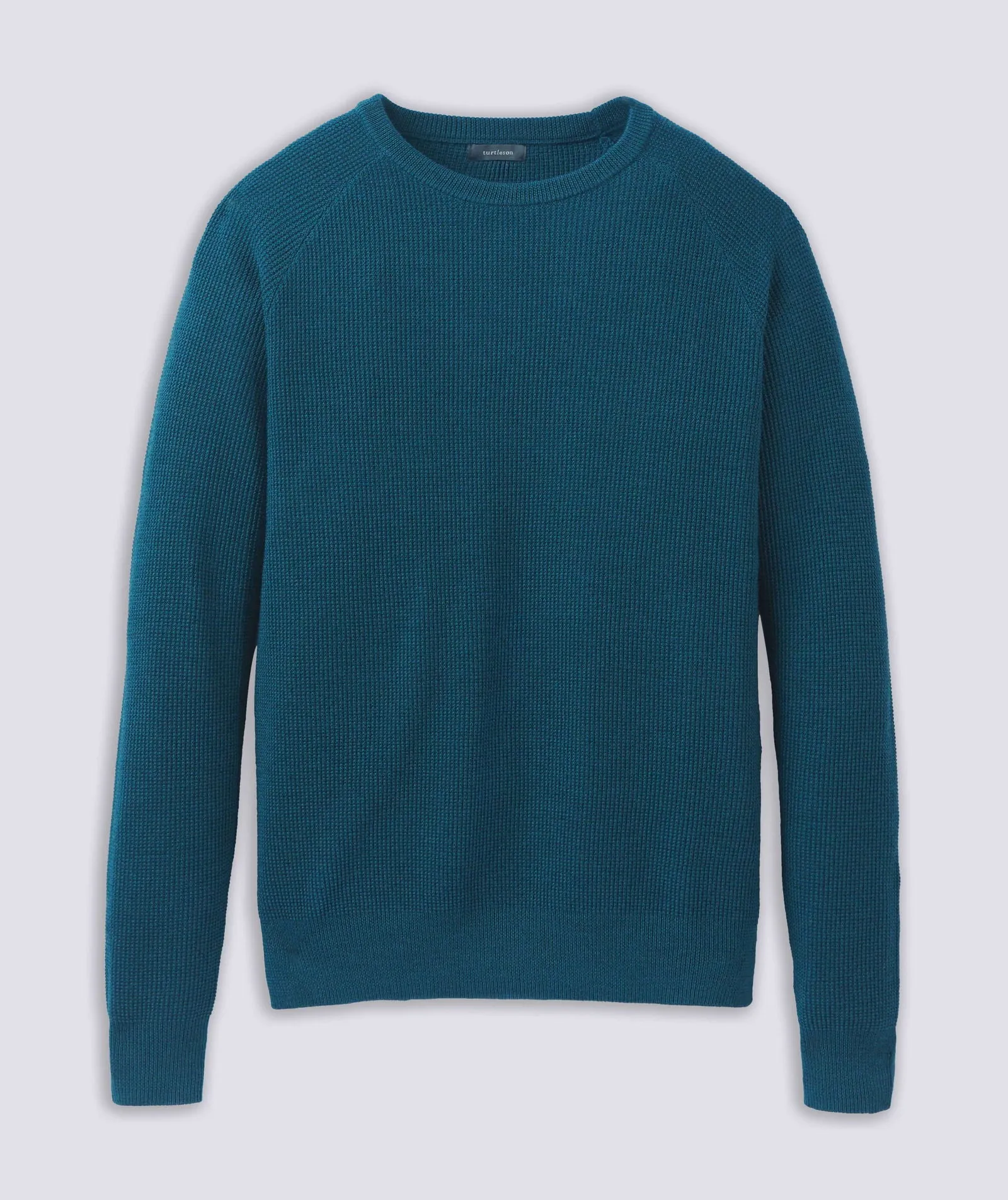 Heath Waffle Knit Crewneck Sweater