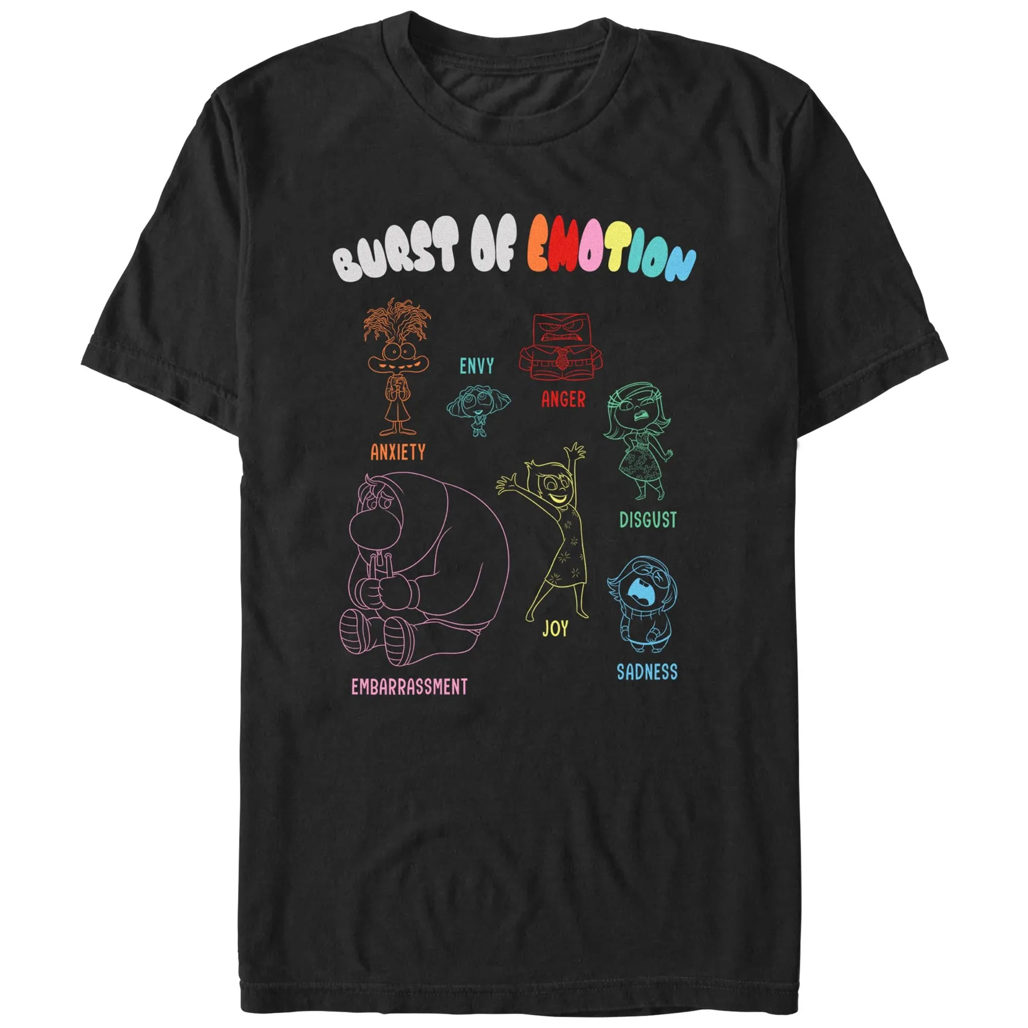 Inside Out 2: Burst Of Emotion T-shirt