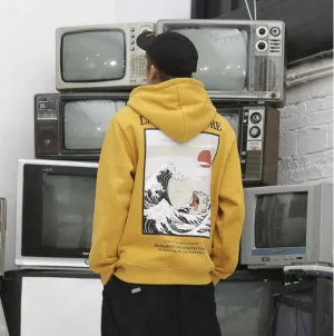 Japan Style Hip Hop Casual Sweatshirts Streetwear