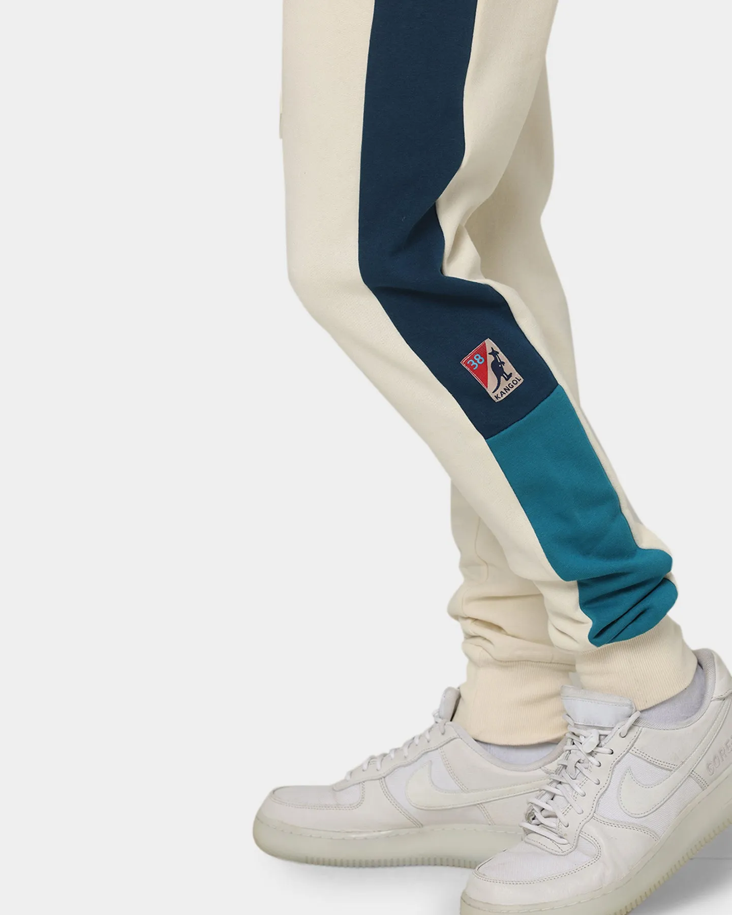 Kangol Retro Joggers Beige