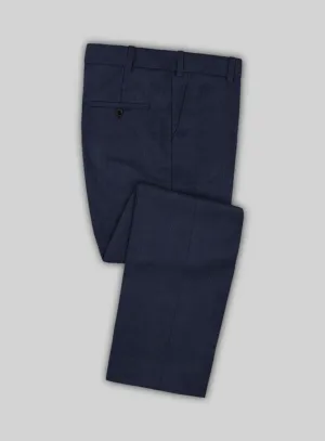 Lanificio Zegna Traveller Adiel Blue Stripe Wool Pants