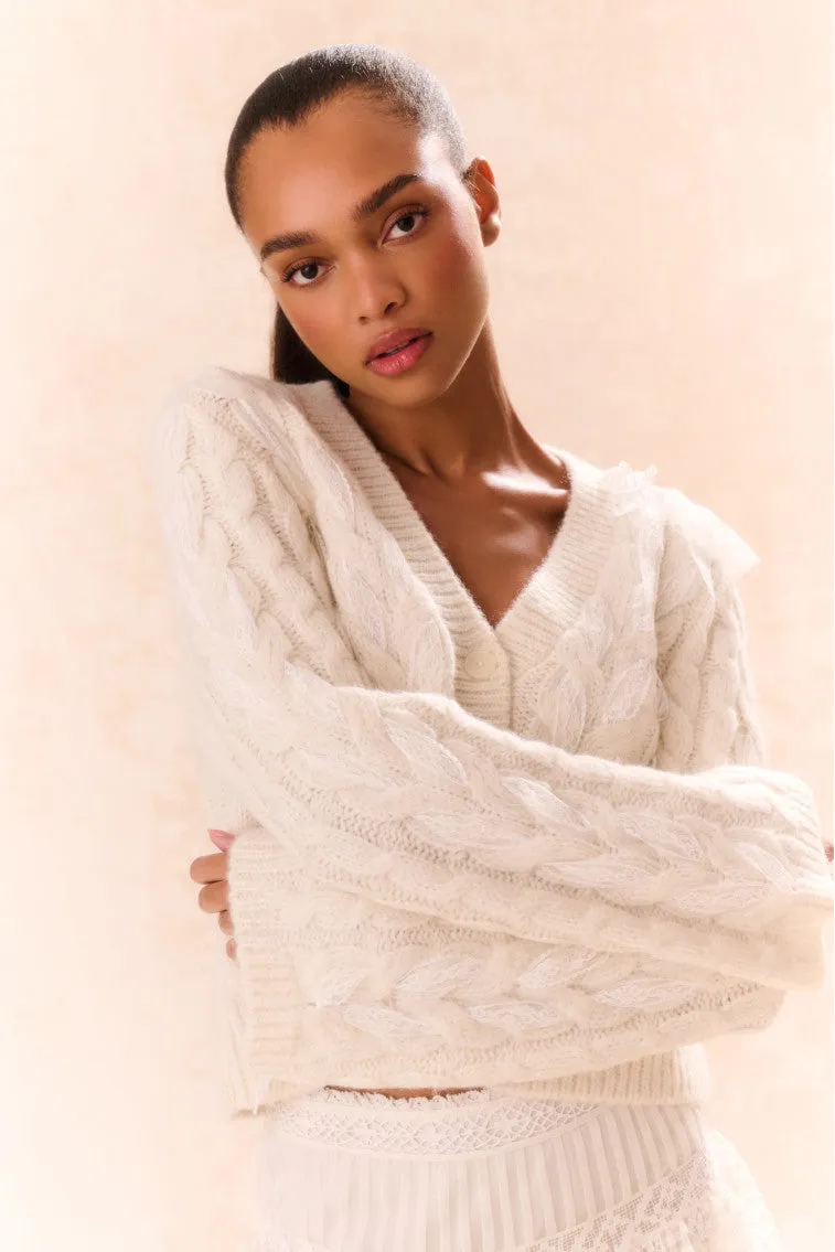 Louella Wool Knit Cardigan