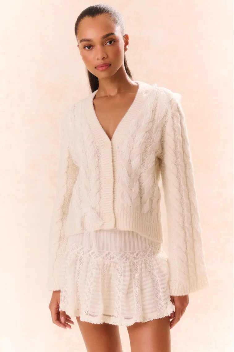 Louella Wool Knit Cardigan