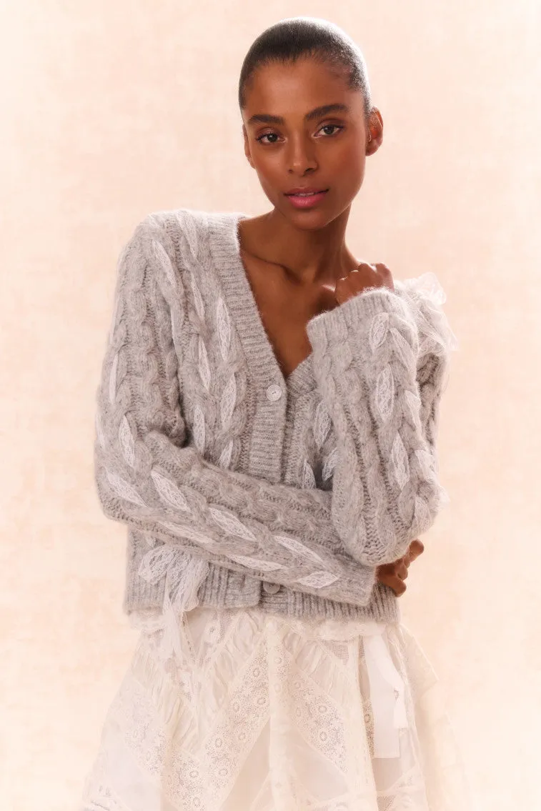 Louella Wool Knit Cardigan