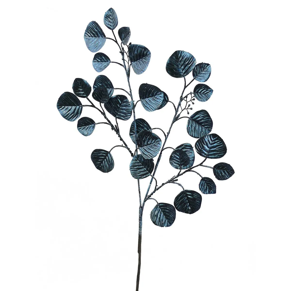 Metallic Blue Eucalyptus Spray