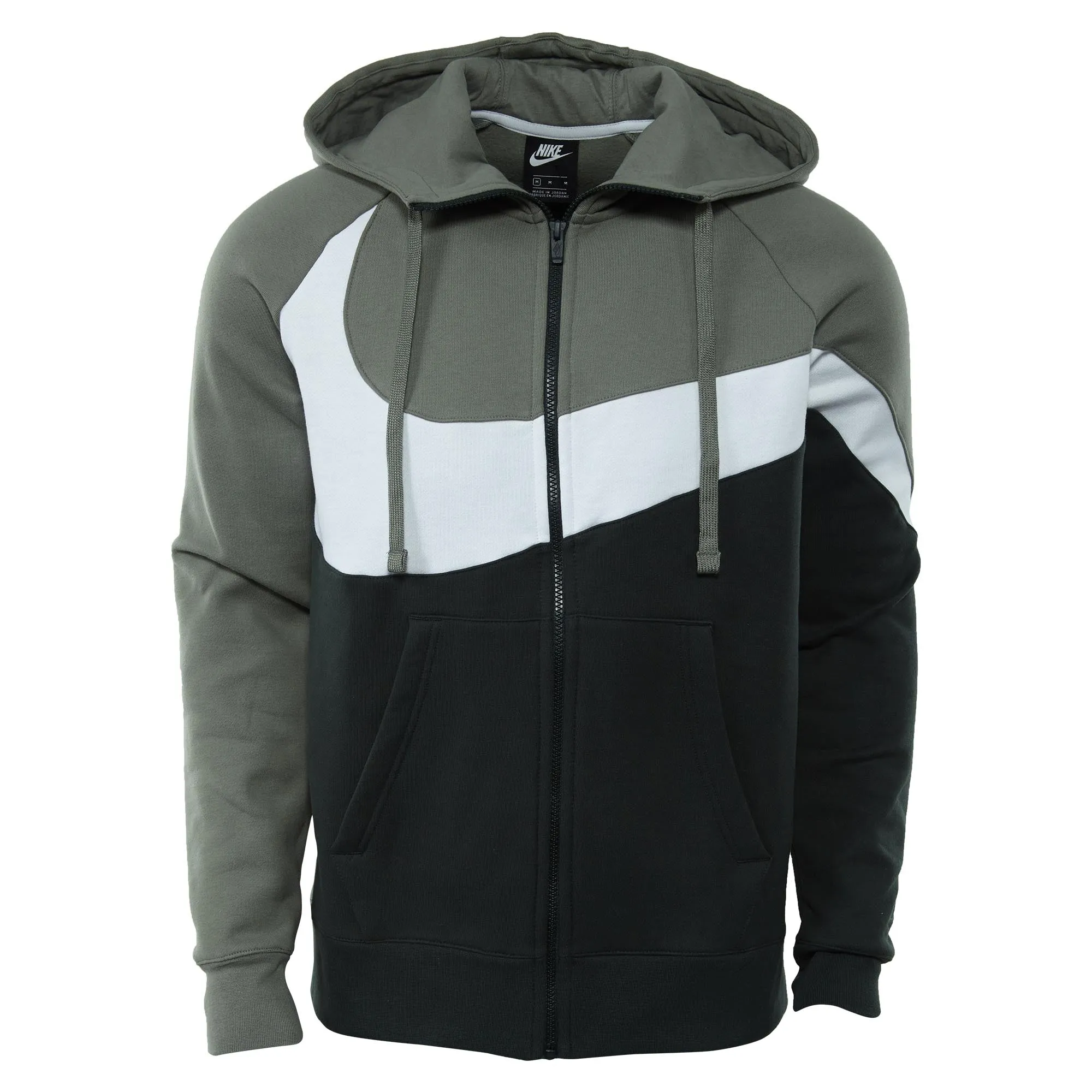 Nike Large Swoosh Full-zip Hoodie Mens Style : Bq6458-351