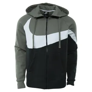 Nike Large Swoosh Full-zip Hoodie Mens Style : Bq6458-351