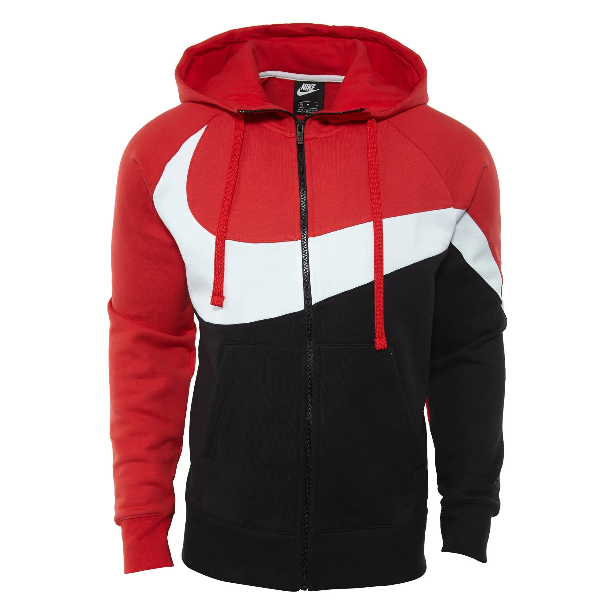 Nike Large Swoosh Full-zip Hoodie Mens Style : Bq6458-351