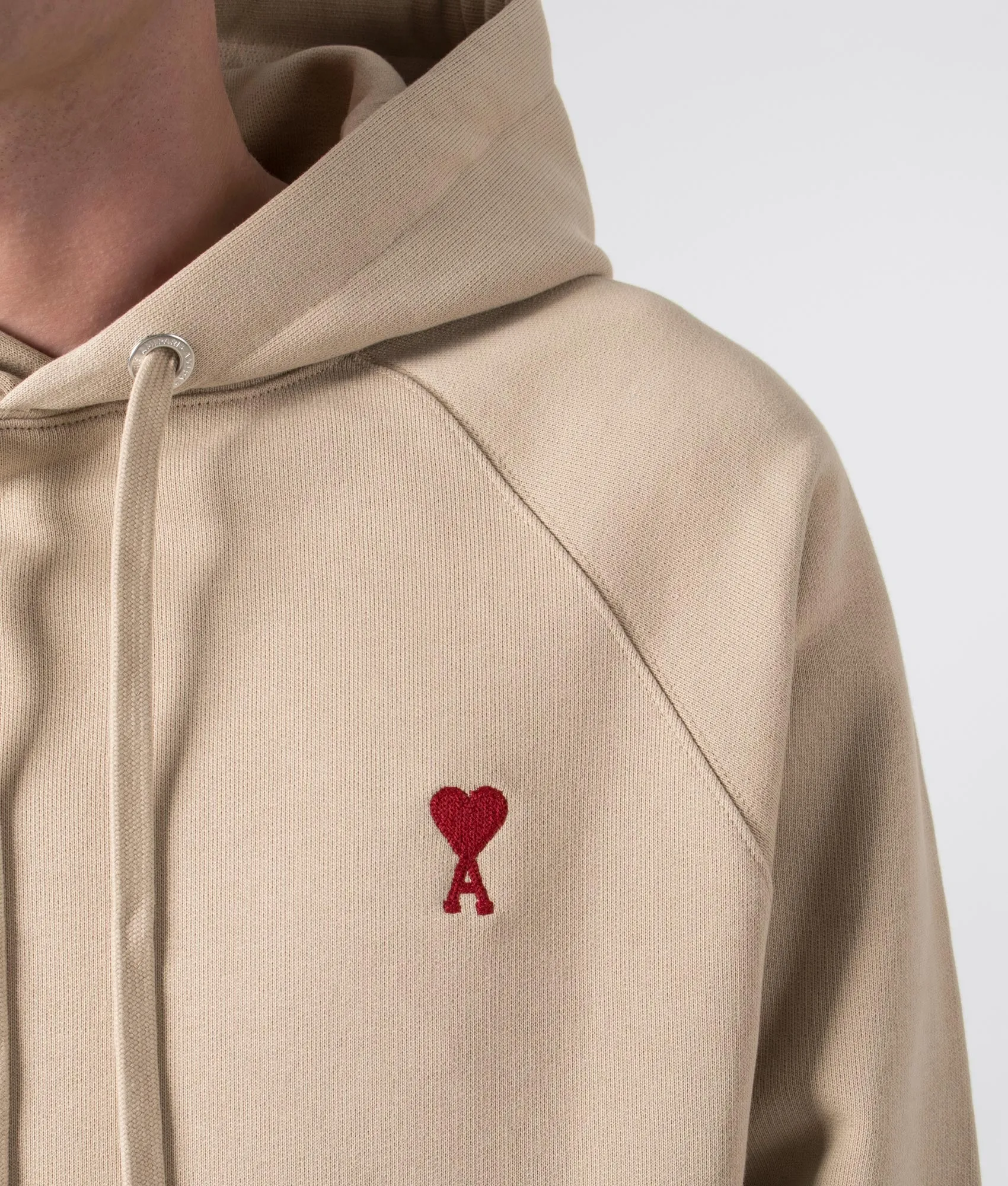 Relaxed Fit Red Ami De Coeur Hoodie