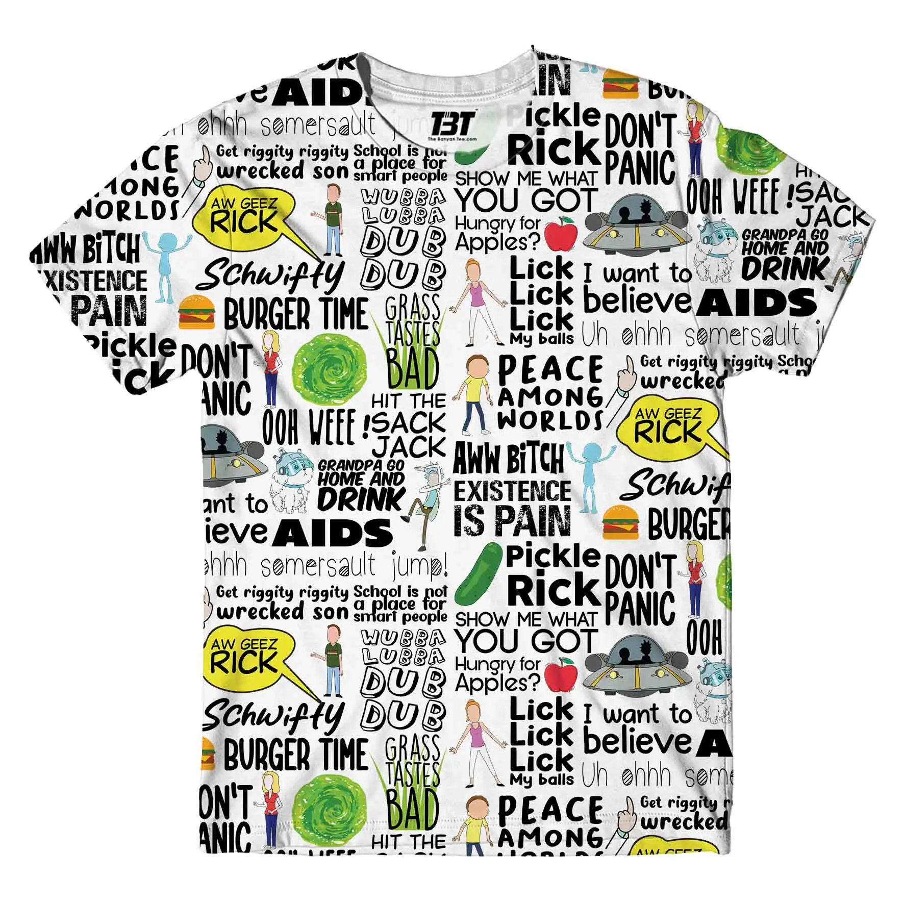 Rick and Morty AOP T-shirt