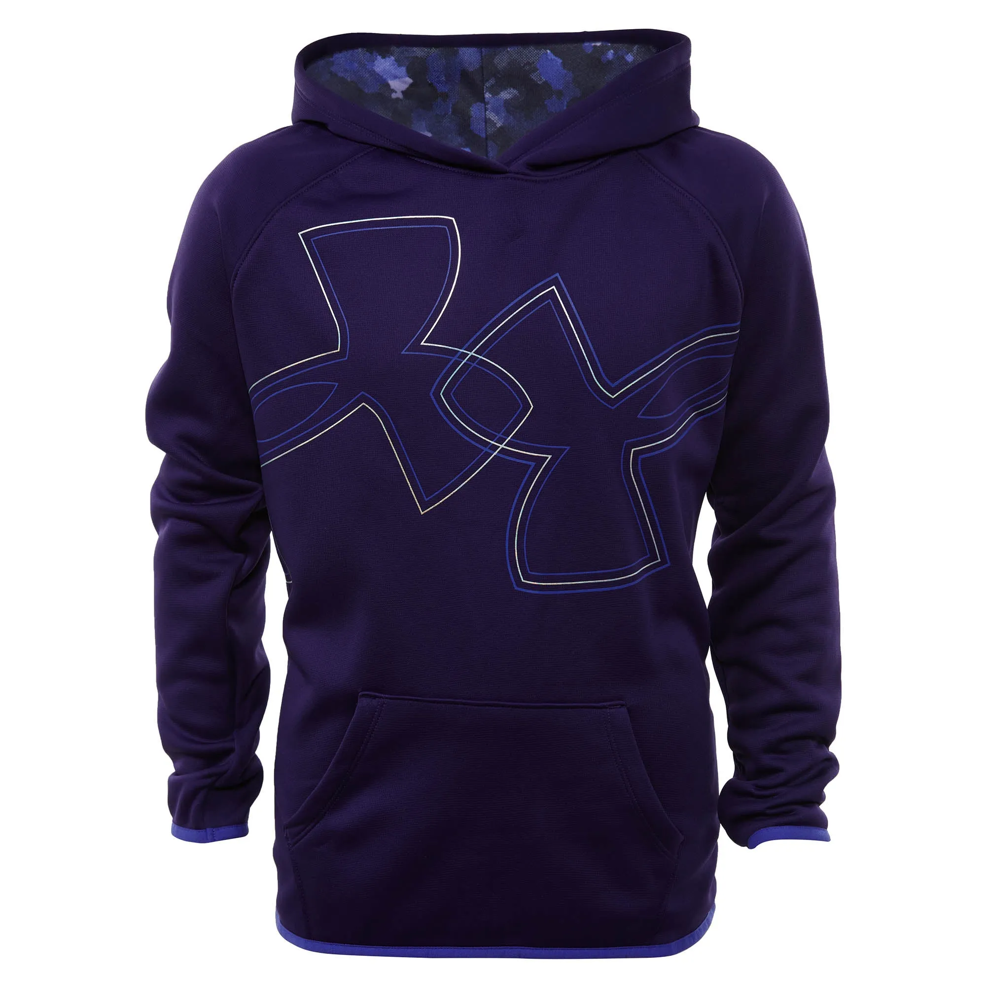 Underarmour Dual Logo Graphic Hoodie Big Kids Style : 1317812-500