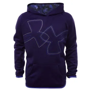 Underarmour Dual Logo Graphic Hoodie Big Kids Style : 1317812-500