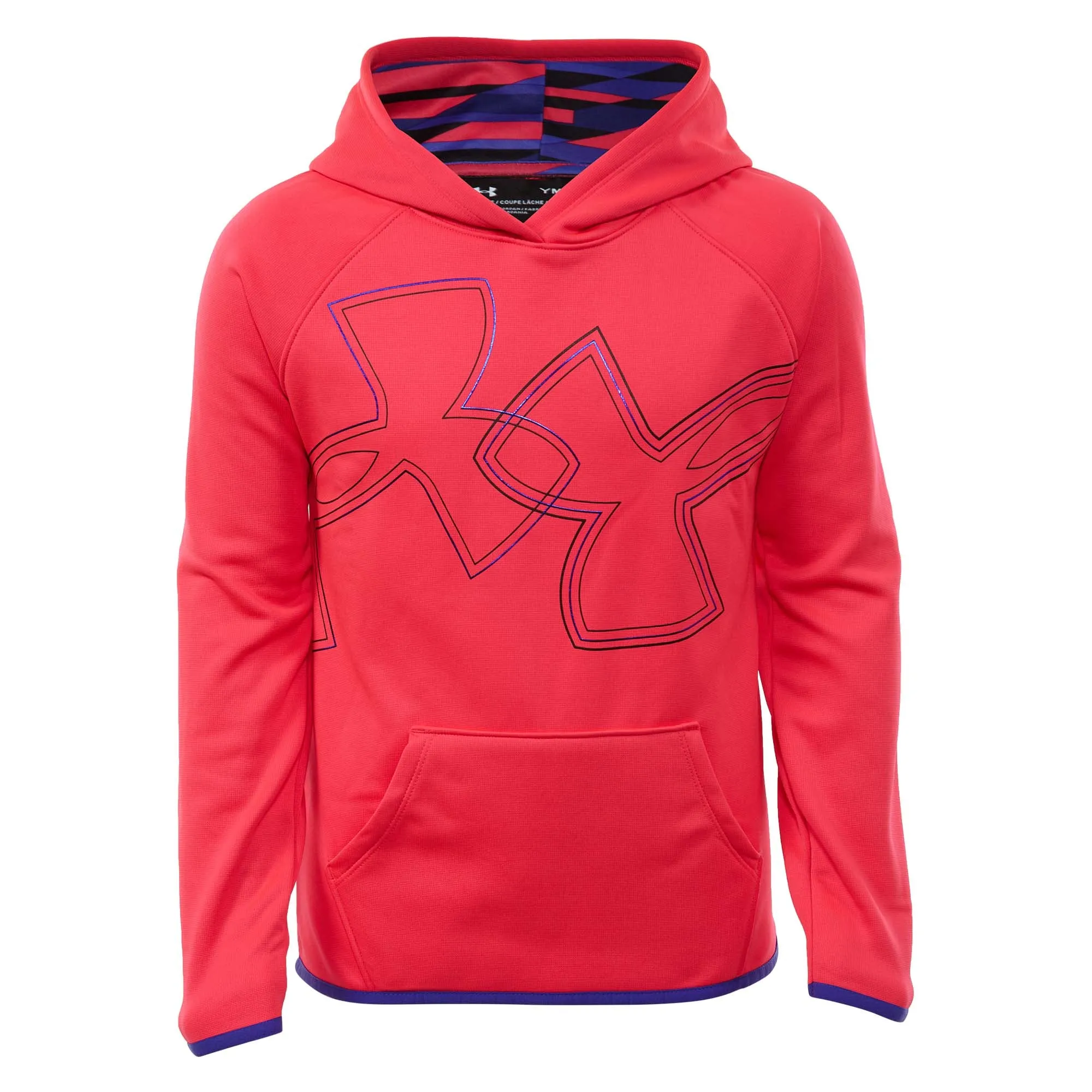 Underarmour Dual Logo Graphic Hoodie Big Kids Style : 1317812-500