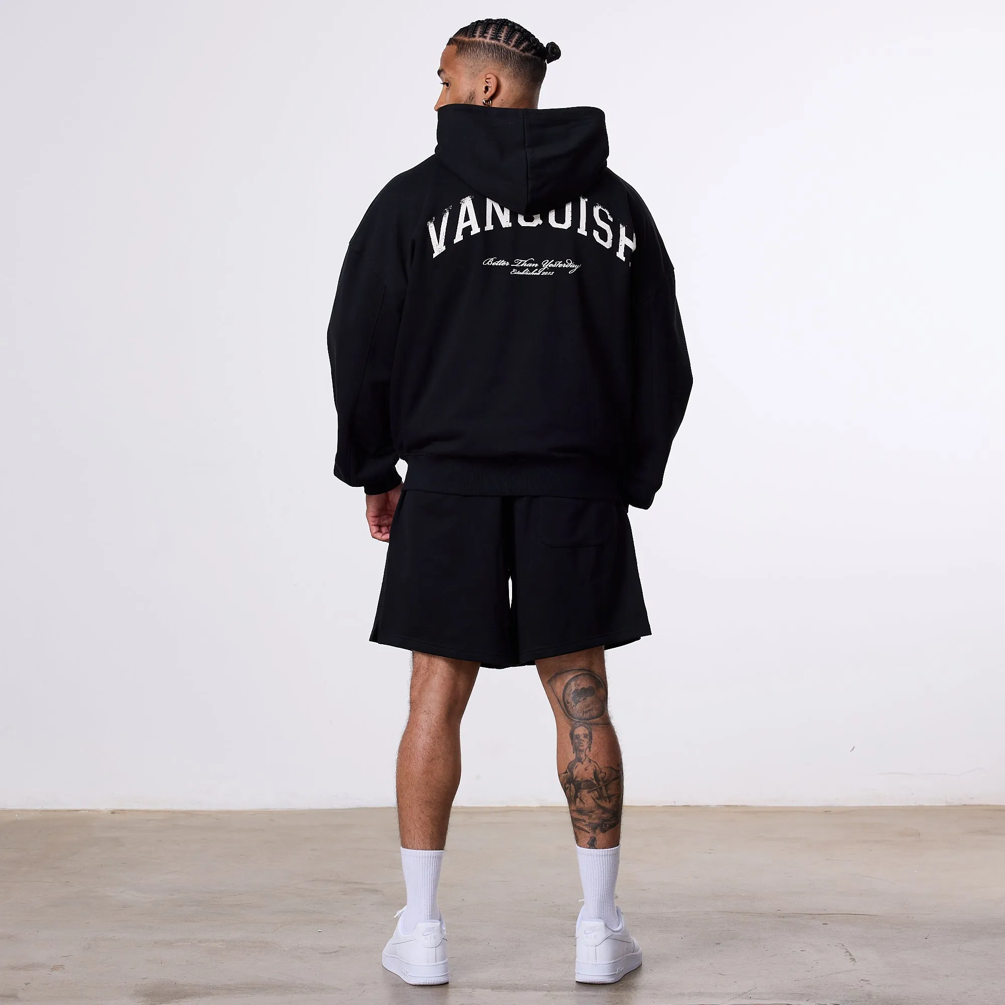 Vanquish Better Than Yesterday Black Full Zip Hoodie