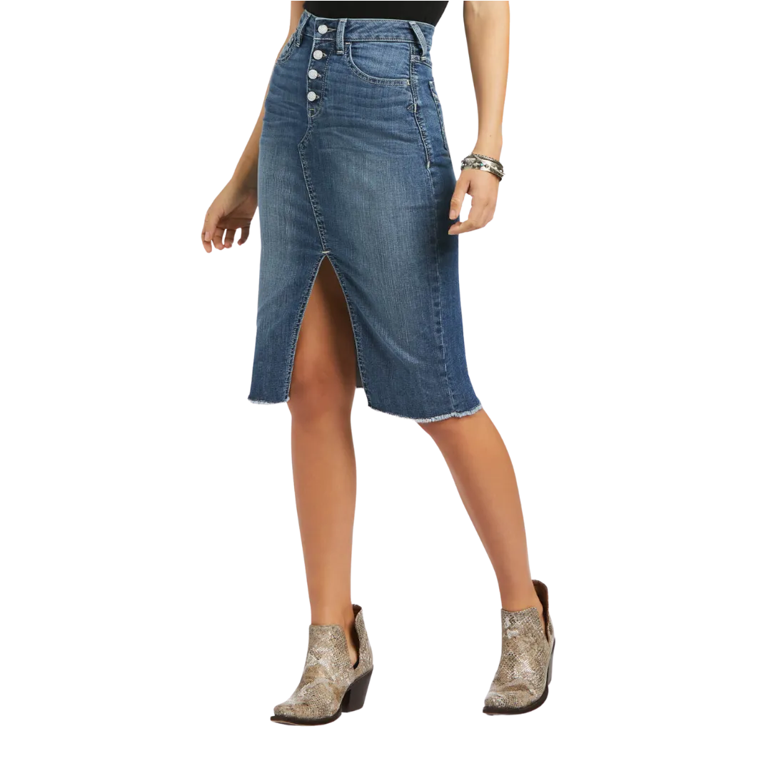 Wrangler Women's Denim Medium Wash Skirt