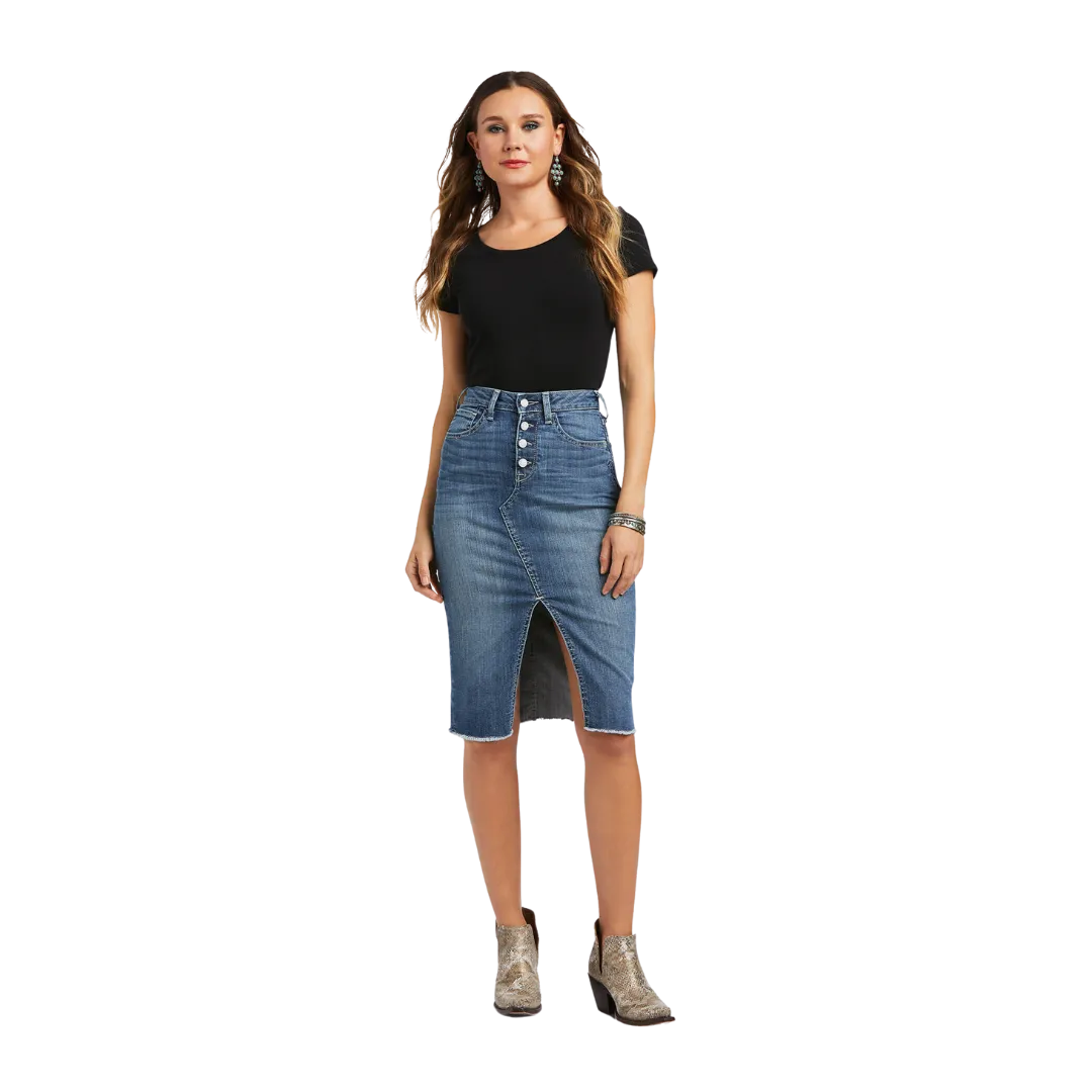 Wrangler Women's Denim Medium Wash Skirt