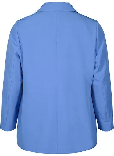 Zizzi Kasia Blazer in Blue